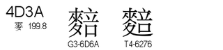 U+4D3A